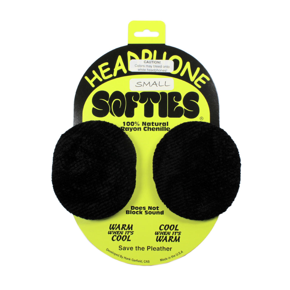 Garfield Headphone Softies - Black (Various Sizes)-Pinknoise Systems