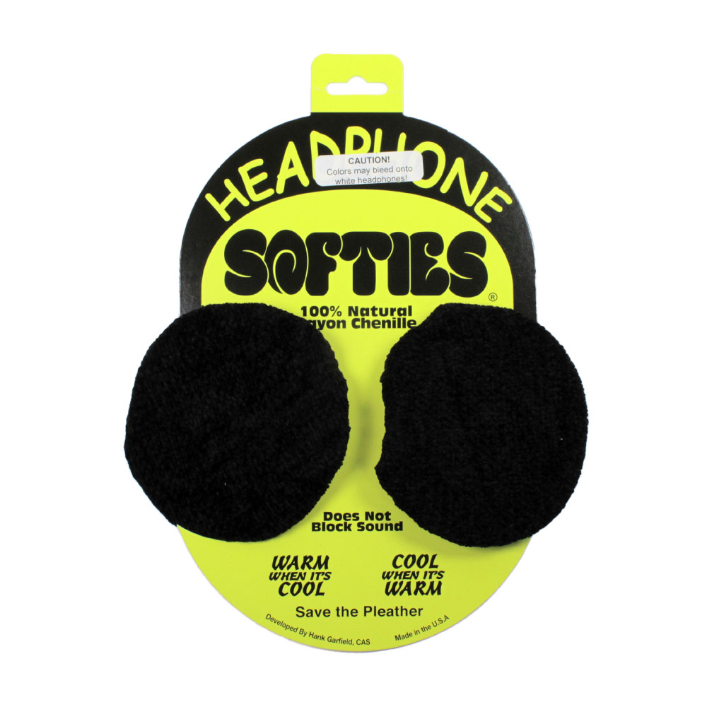Garfield Headphone Softies - Black (Various Sizes)-Pinknoise Systems