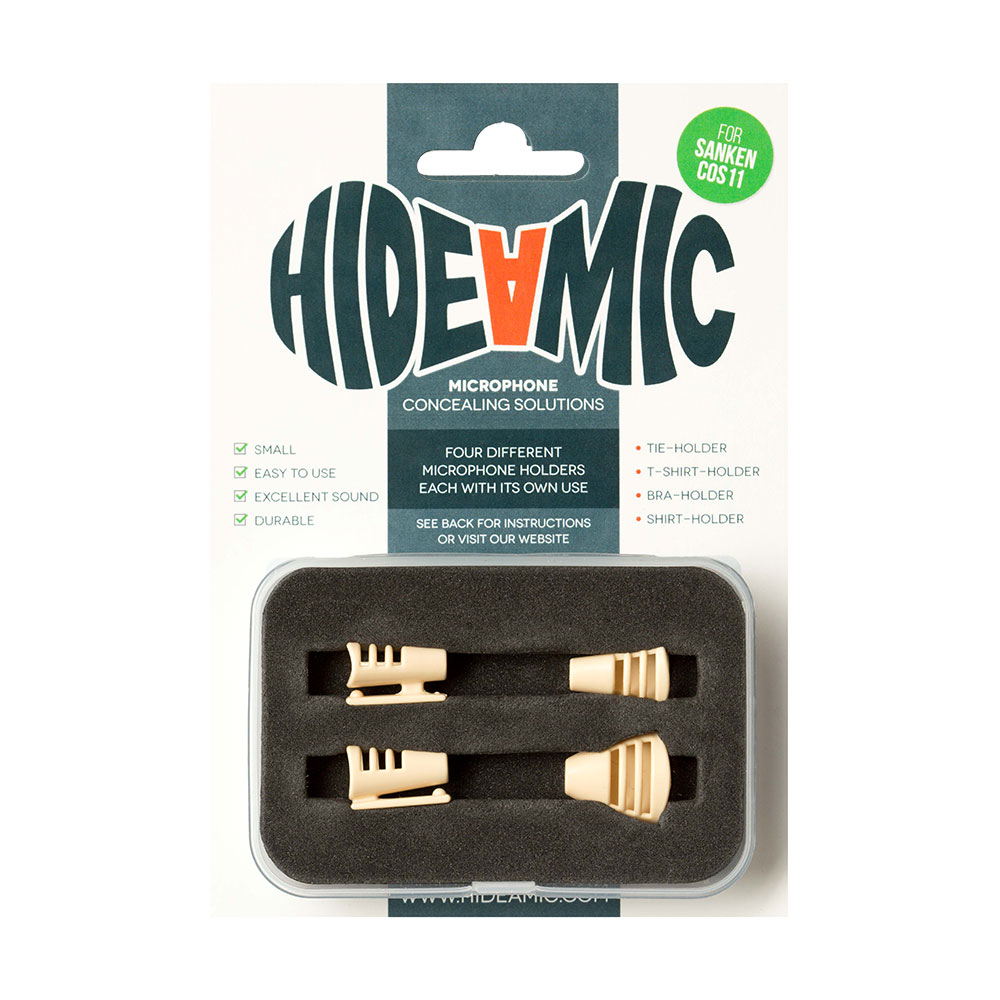 Hide-A-Mic COS11 Lavalier Microphone Holders (Complete Set of 4)-Pinknoise Systems
