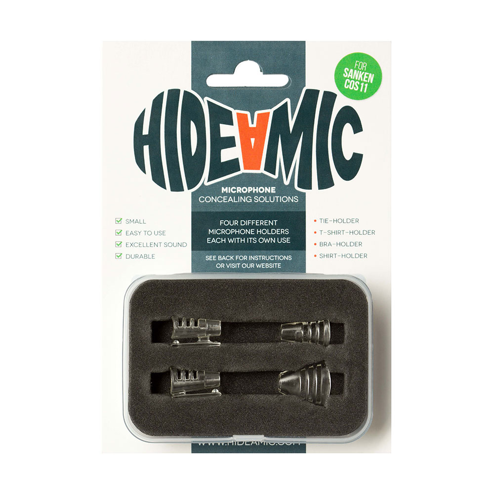 Hide-A-Mic COS11 Lavalier Microphone Holders (Complete Set of 4)-Pinknoise Systems