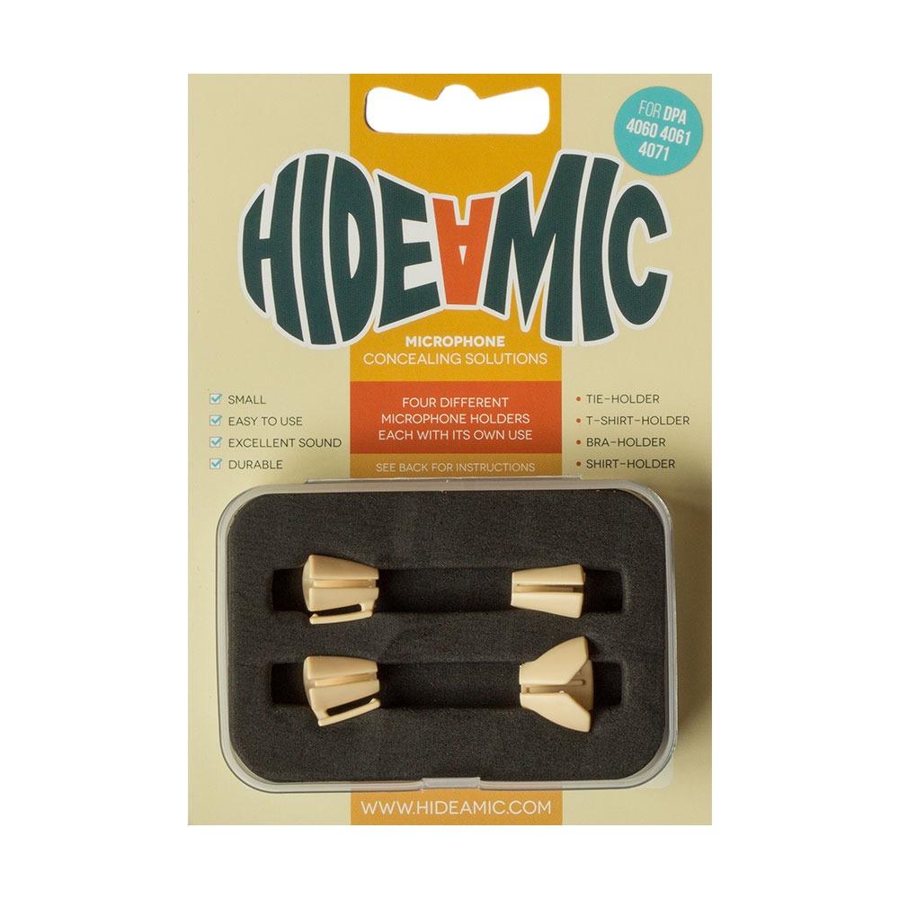 Hide-A-Mic DPA 40 Series Lavalier Microphone Holders (Complete Set of 4)-Pinknoise Systems