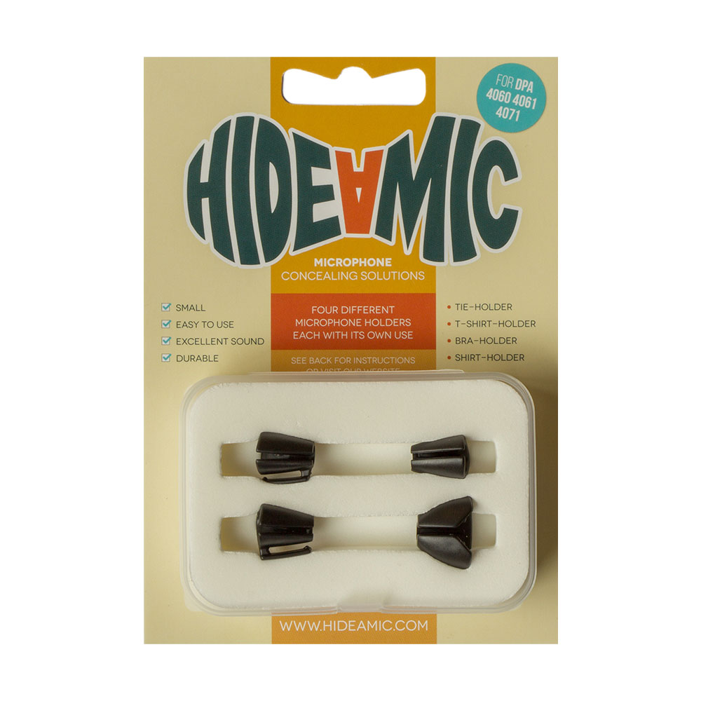 Hide-A-Mic DPA 40 Series Lavalier Microphone Holders (Complete Set of 4)-Pinknoise Systems