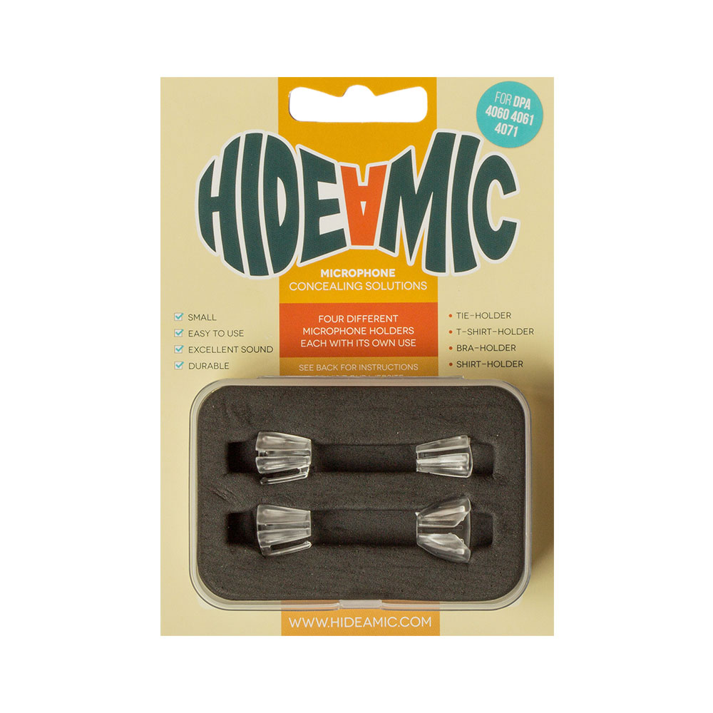 Hide-A-Mic DPA 40 Series Lavalier Microphone Holders (Complete Set of 4)-Pinknoise Systems