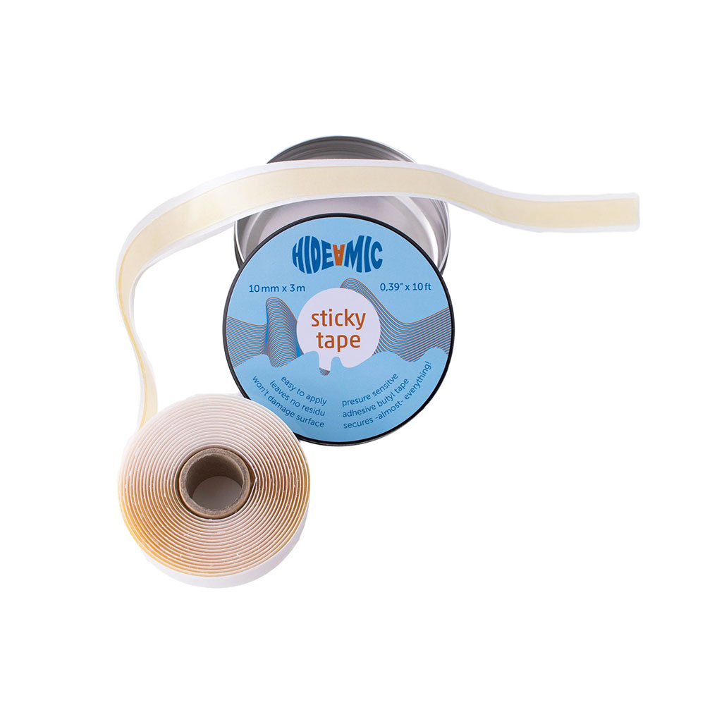 Hide-A-Mic Sticky Tape (3 Meter Roll)