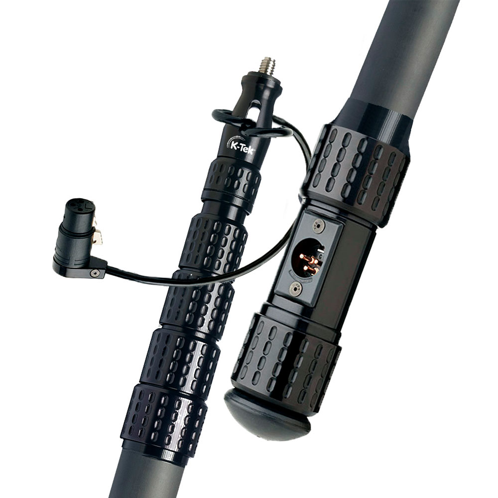 K-Tek KP18V Mighty Boom 5-Section Graphite Boom Pole (1.41 - 5.49m)-Pinknoise Systems