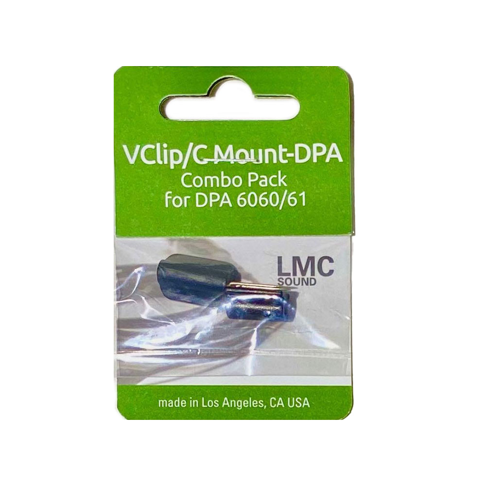LMC VClip/C-Mount-DPA Combo Pack for DPA 6060/61 Lavalier Microphone-Pinknoise Systems