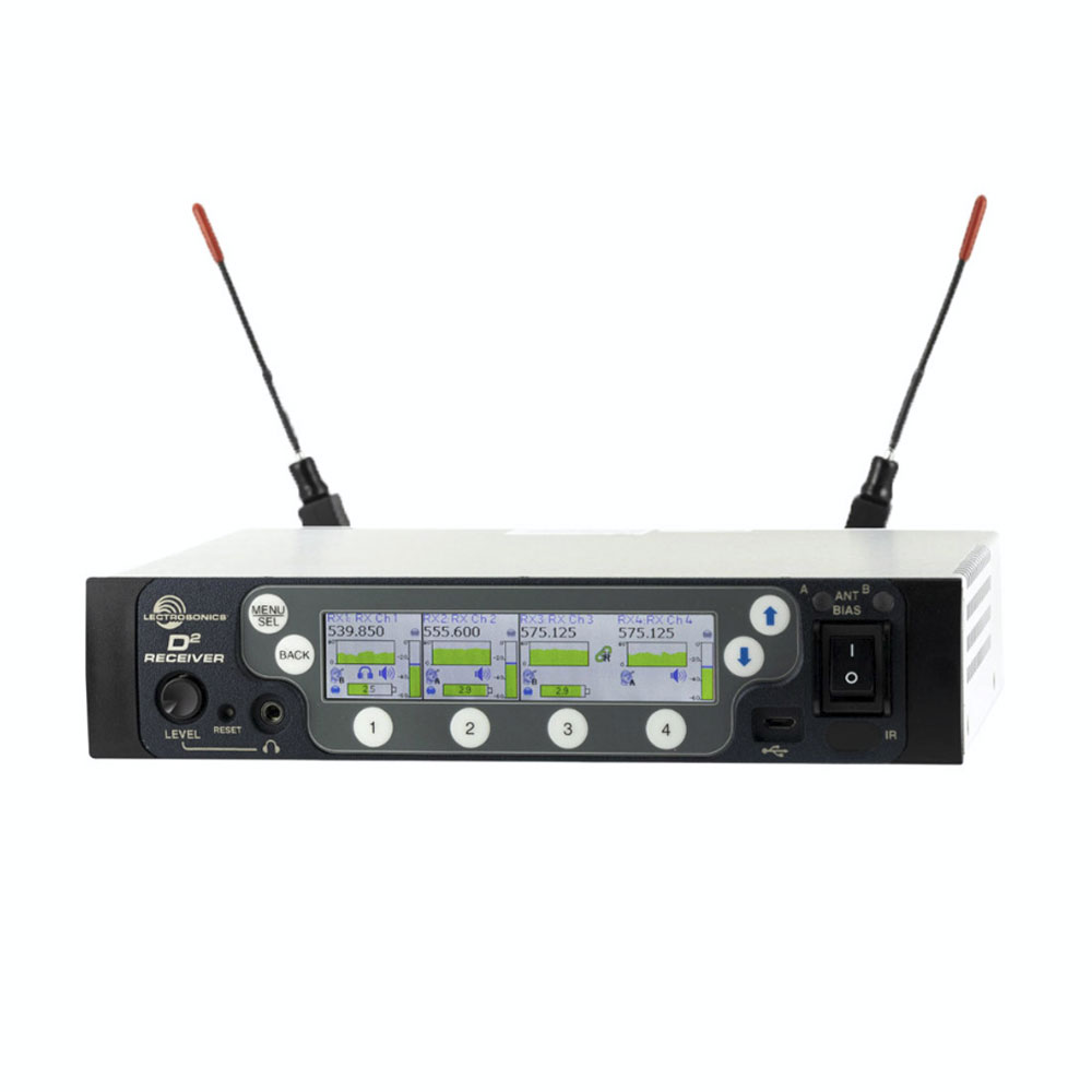 Lectrosonics DSQD 4-Channel Digital Receiver with AES-Pinknoise Systems