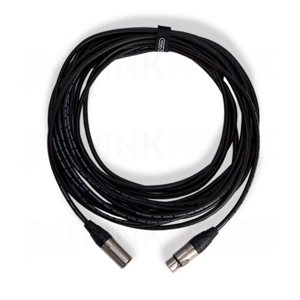Pinknoise Custom 5 Pin XLR Van Damme StarQuad Mic Cable - Various Lengths