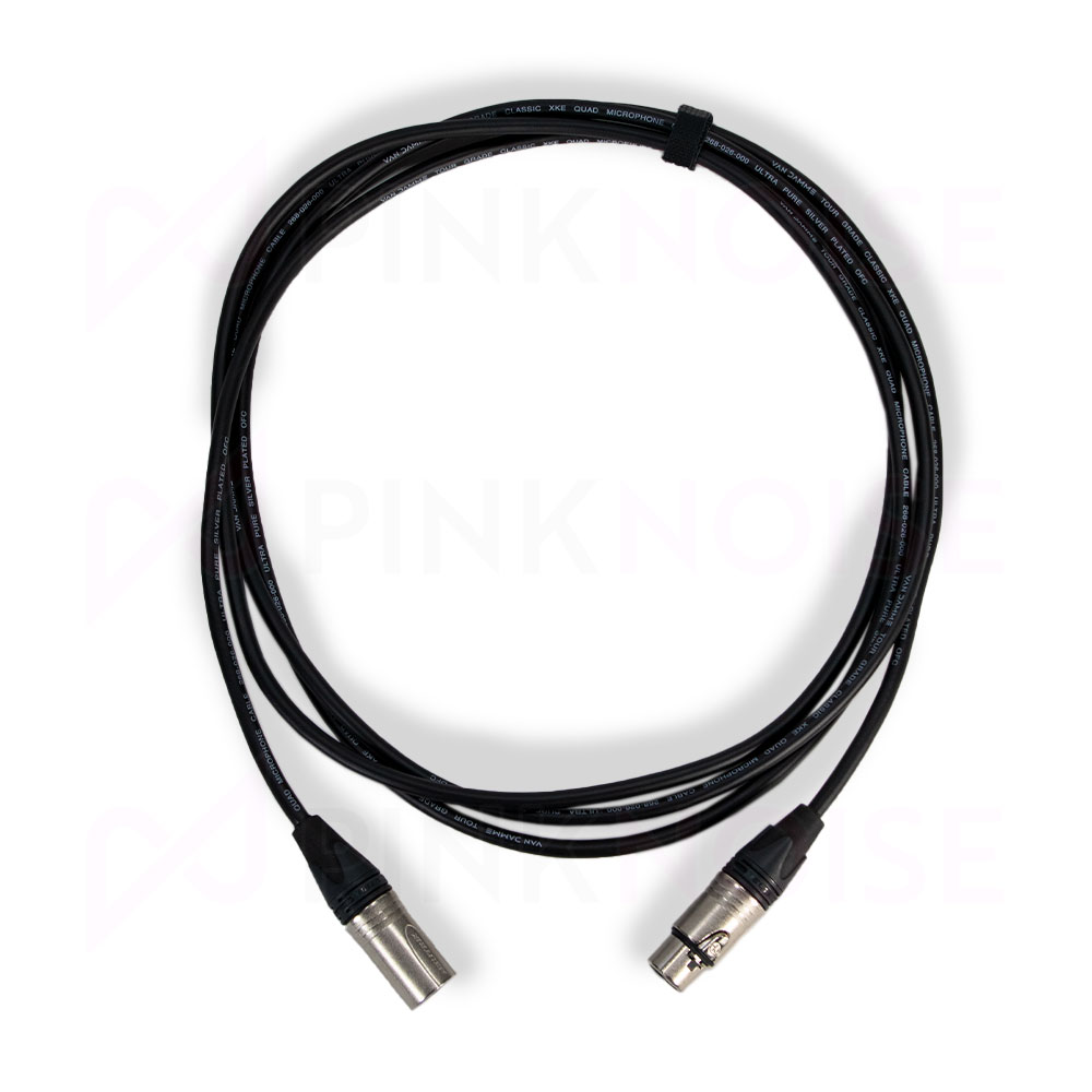 Pinknoise Custom 5 Pin XLR Van Damme StarQuad Mic Cable - Various Lengths