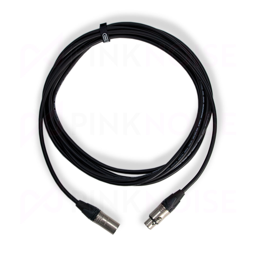 Pinknoise Custom 5 Pin XLR Van Damme StarQuad Mic Cable - Various Lengths