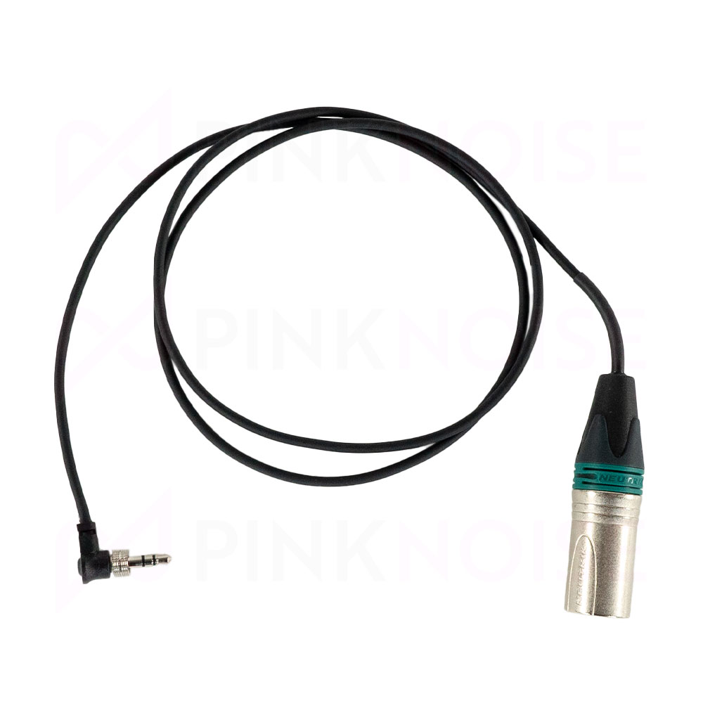 Pinknoise Custom Cable 3.5mm Locking (RA) to XLR Male-Pinknoise Systems