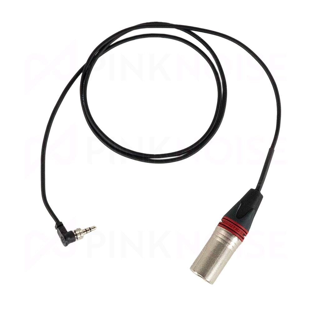 Pinknoise Custom Cable 3.5mm Locking (RA) to XLR Male-Pinknoise Systems