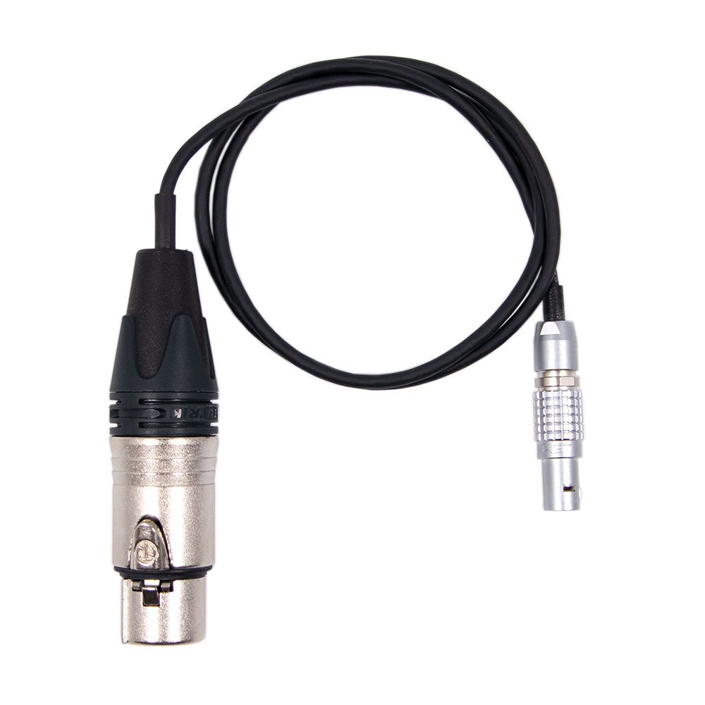 Pinknoise Custom Cable 5-pin XLRF to 6-pin Lemo for ARRI ALEXA MINI LF