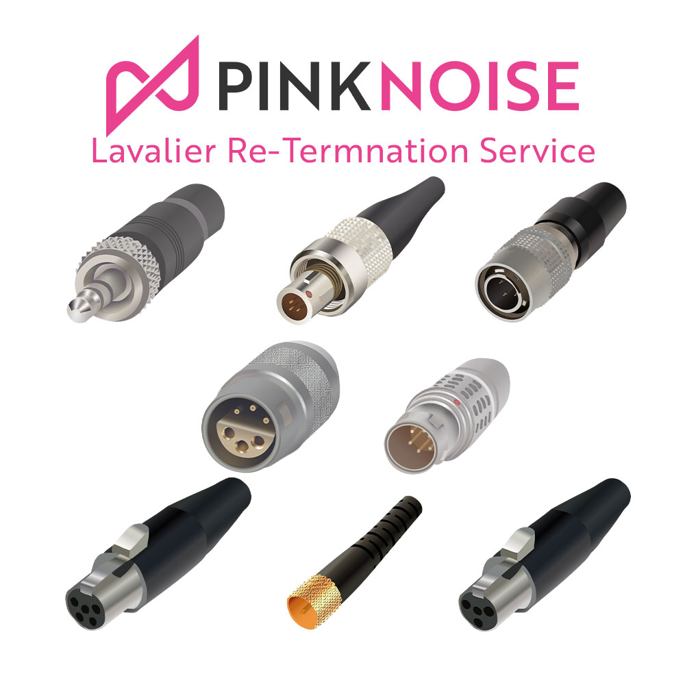 Pinknoise Custom Lavalier Re-Termination Service