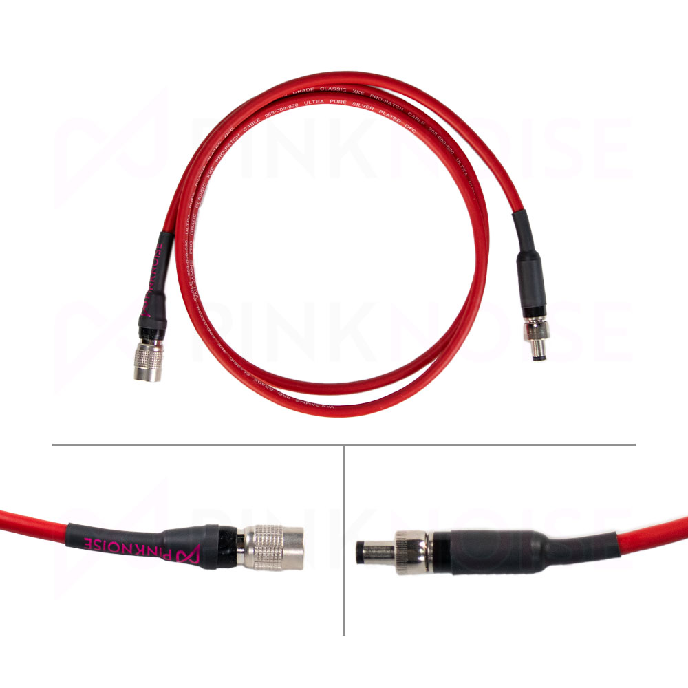 Pinknoise Custom Power Cable Locking DC 2.5 - 4-pin Hirose-Pinknoise Systems