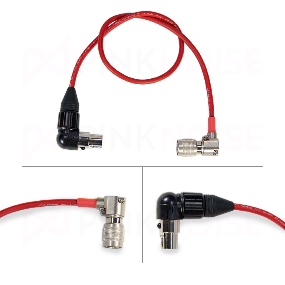 Pinknoise Custom Powering Cable TA4 to Male Hirose (select options)