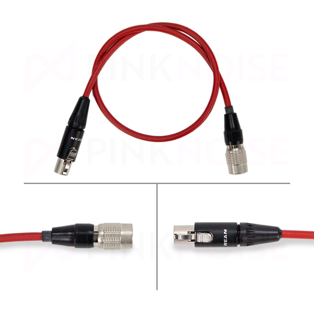 Pinknoise Custom Powering Cable TA4 to Male Hirose (select options)