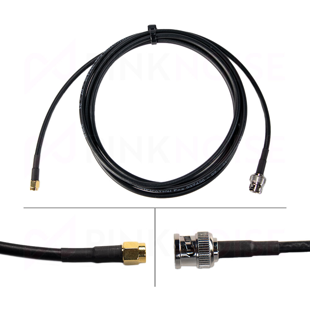 Pinknoise Custom BNC-SMA LBC 195 Low Loss Cable (Select Variant)-Pinknoise Systems
