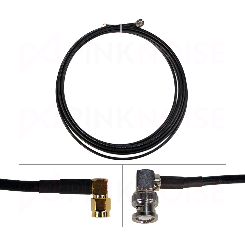 Pinknoise Custom BNC-SMA LBC 195 Low Loss Cable (Select Variant)-Pinknoise Systems