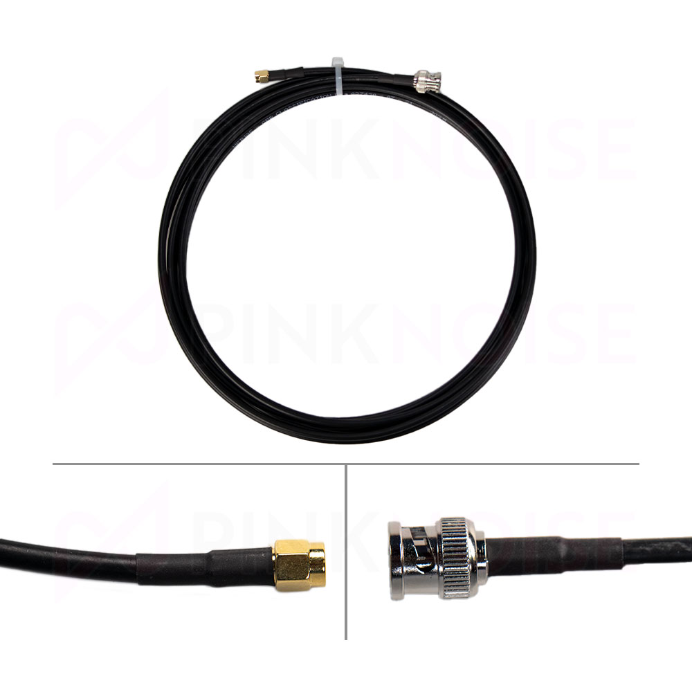 Pinknoise Custom BNC-SMA LBC 195 Low Loss Cable (Select Variant)-Pinknoise Systems