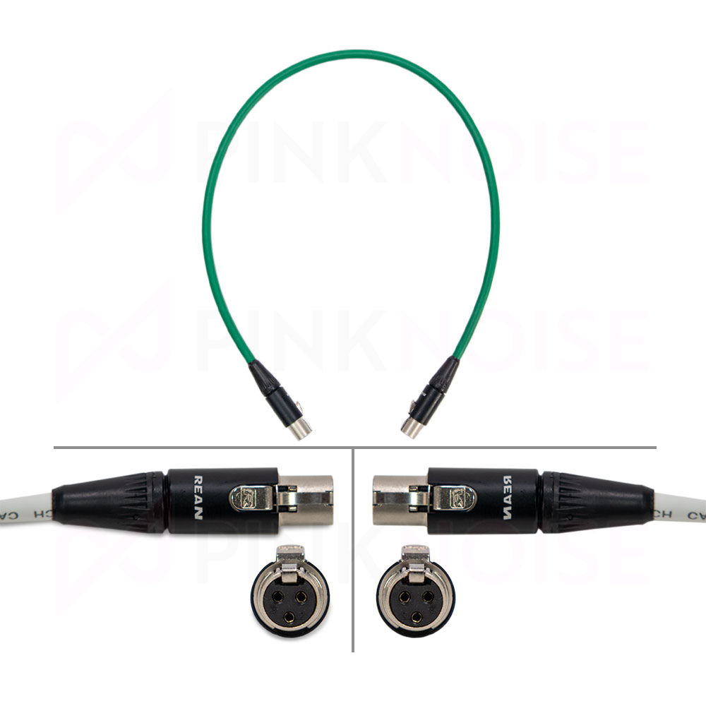 Pinknoise Custom TA3 Female to TA3 Female Cable (40cm) for Sound Devices
