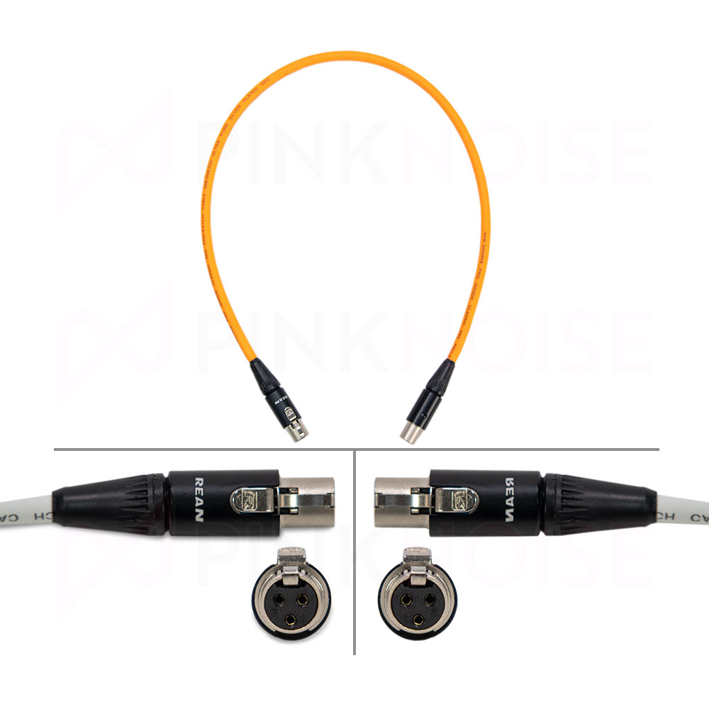 Pinknoise Custom TA3 Female to TA3 Female Cable (40cm) for Sound Devices