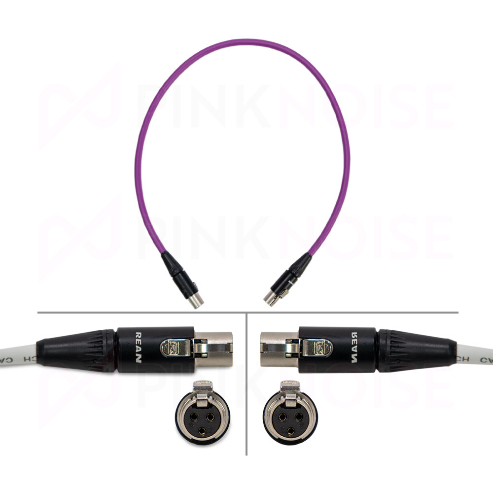 Pinknoise Custom TA3 Female to TA3 Female Cable (40cm) for Sound Devices