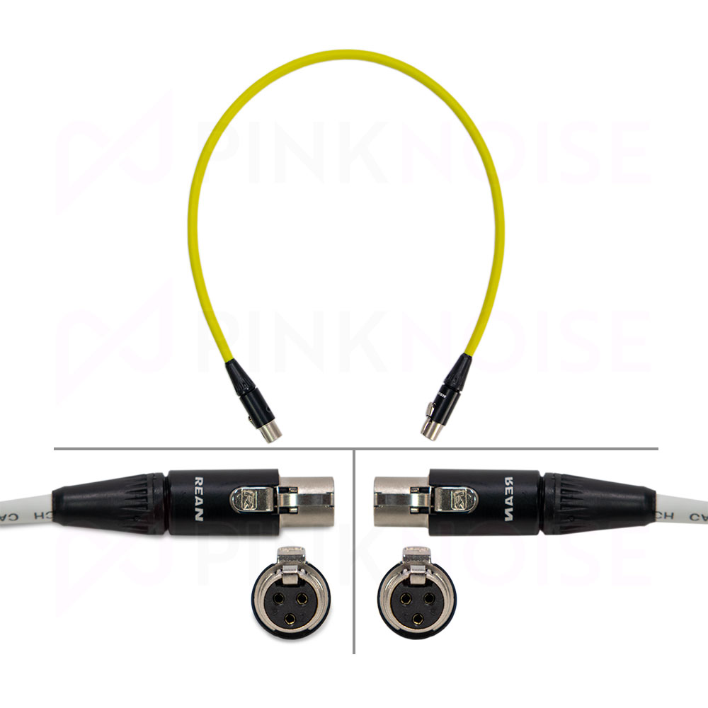 Pinknoise Custom TA3 Female to TA3 Female Cable (40cm) for Sound Devices