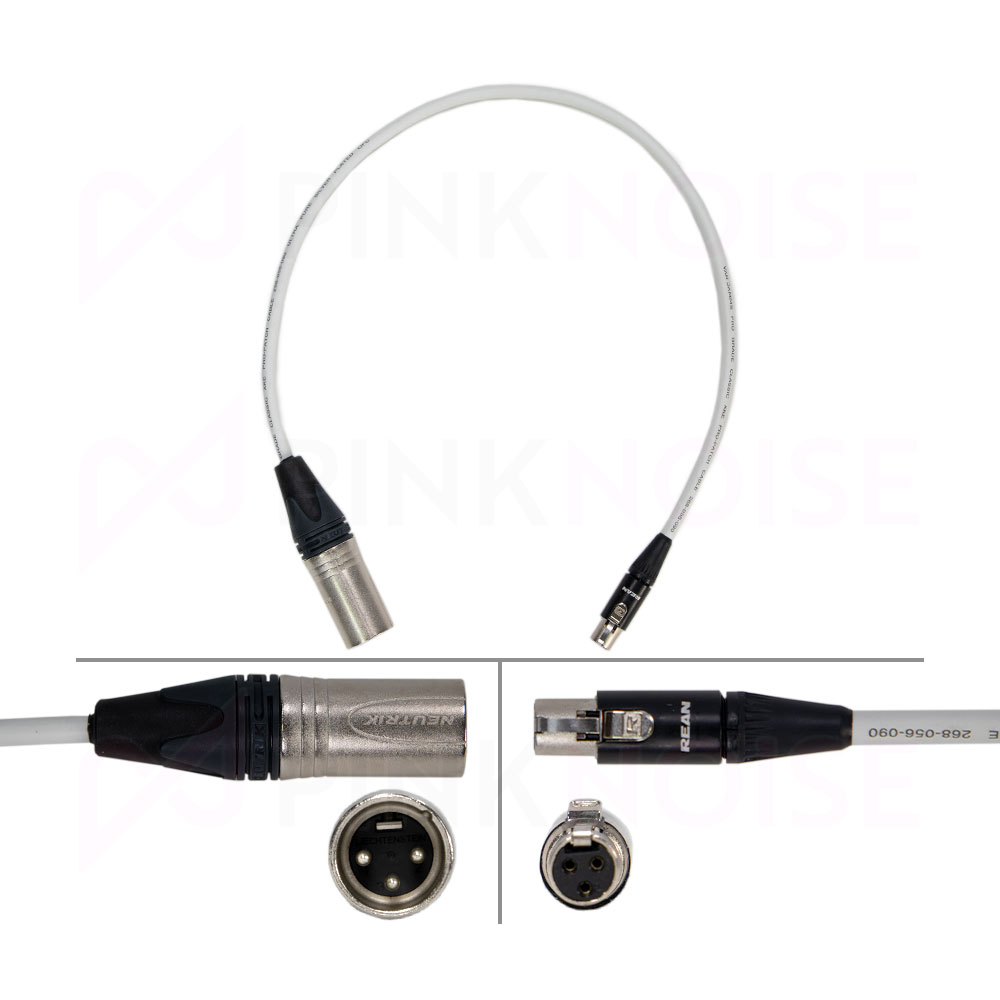 1 x Pinknoise Custom TA3 to XLR 40cm (Male) for Sound Devices