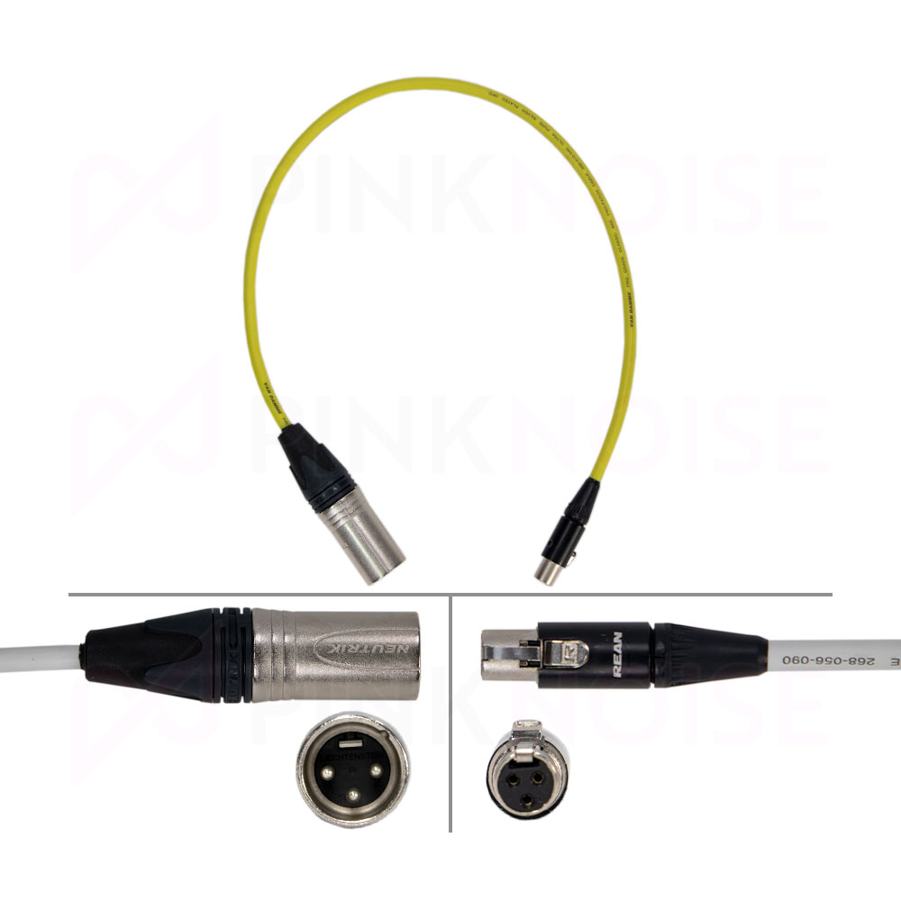 1 x Pinknoise Custom TA3 to XLR 40cm (Male) for Sound Devices