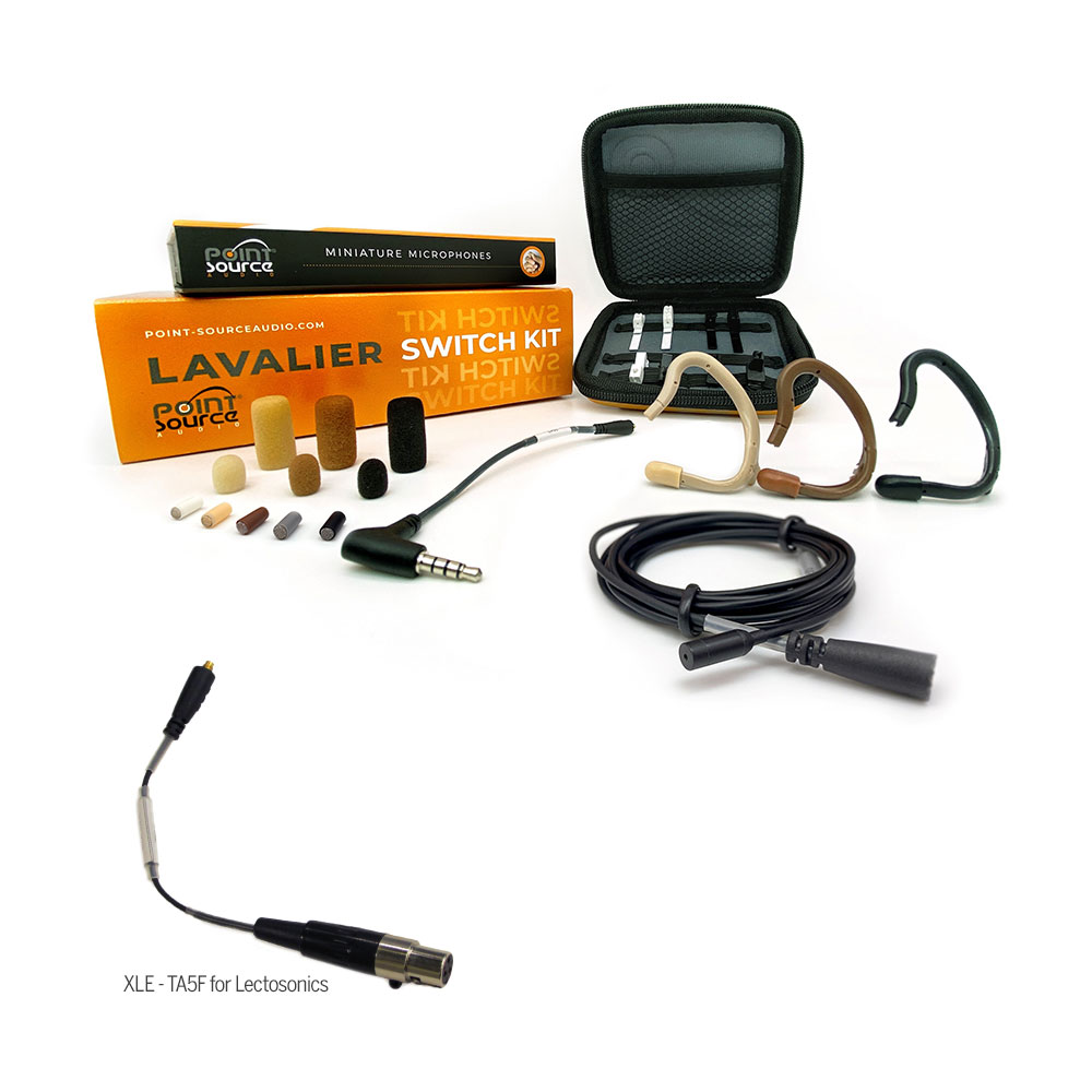 Point Source Audio Lavalier Switch Kit w/ TA5 Connector for Lectrosonics-Pinknoise Systems