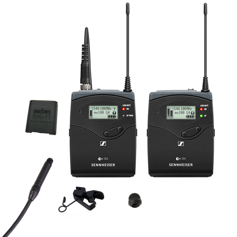 Sennheiser EW 112p G4 Upgrade Kit w/ Sanken COS-11D Lavalier Microphone-Pinknoise Systems