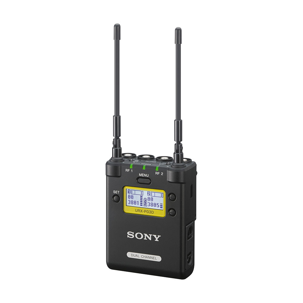 Sony URX P03D 2 Channel Portable Wireless Receiver-Pinknoise Systems