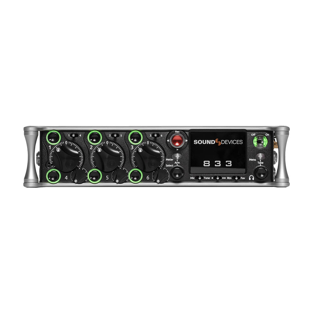 Sound Devices 833 Compact Portable Mixer / Recorder-Pinknoise Systems
