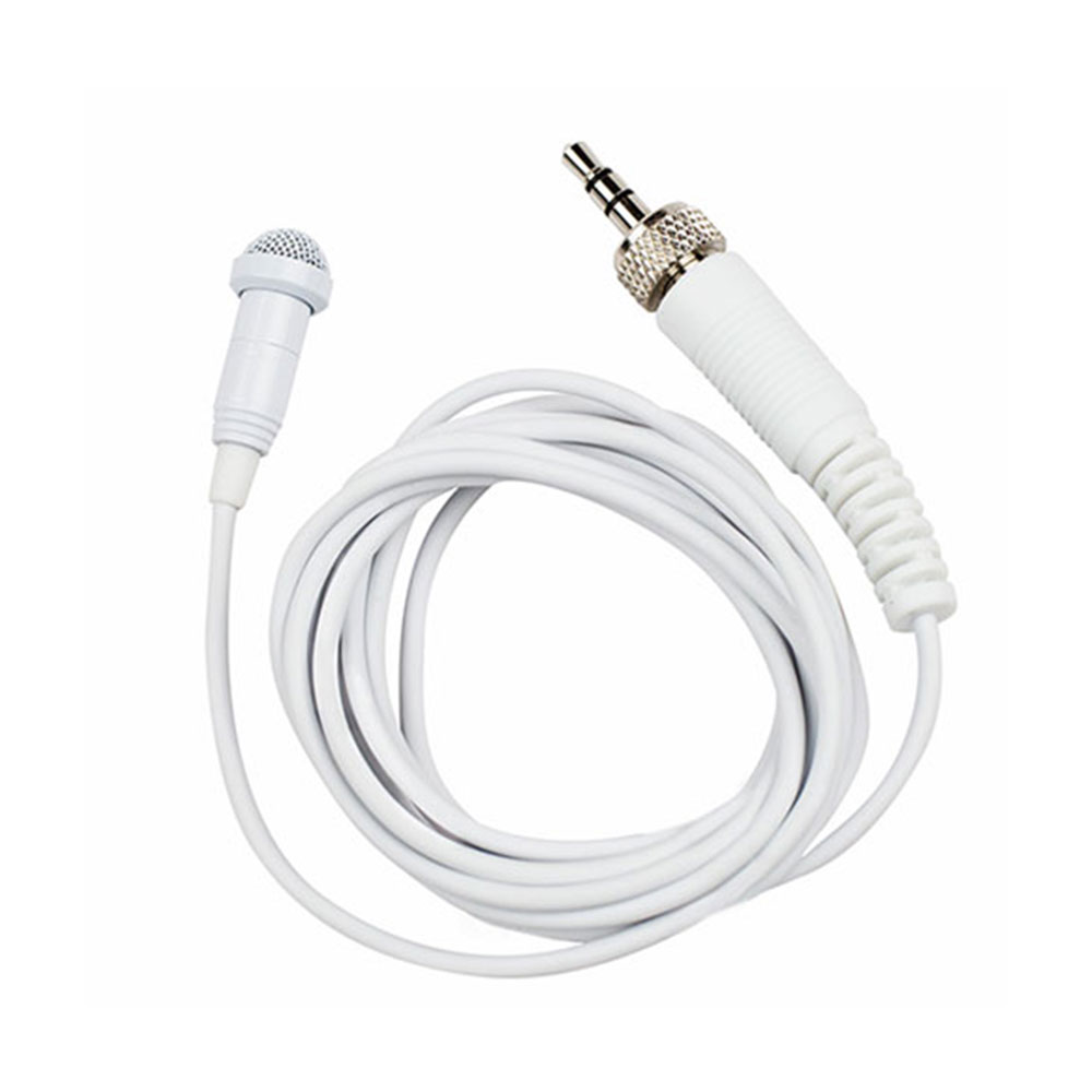 Tascam TM-10L Omnidirectional Lavalier Microphone (Black/White)-Pinknoise Systems