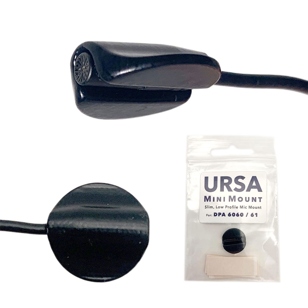URSA Circular Mini Mounts Low Profile Lavalier Mounting Solution for DPA 6060 / 61-Pinknoise Systems