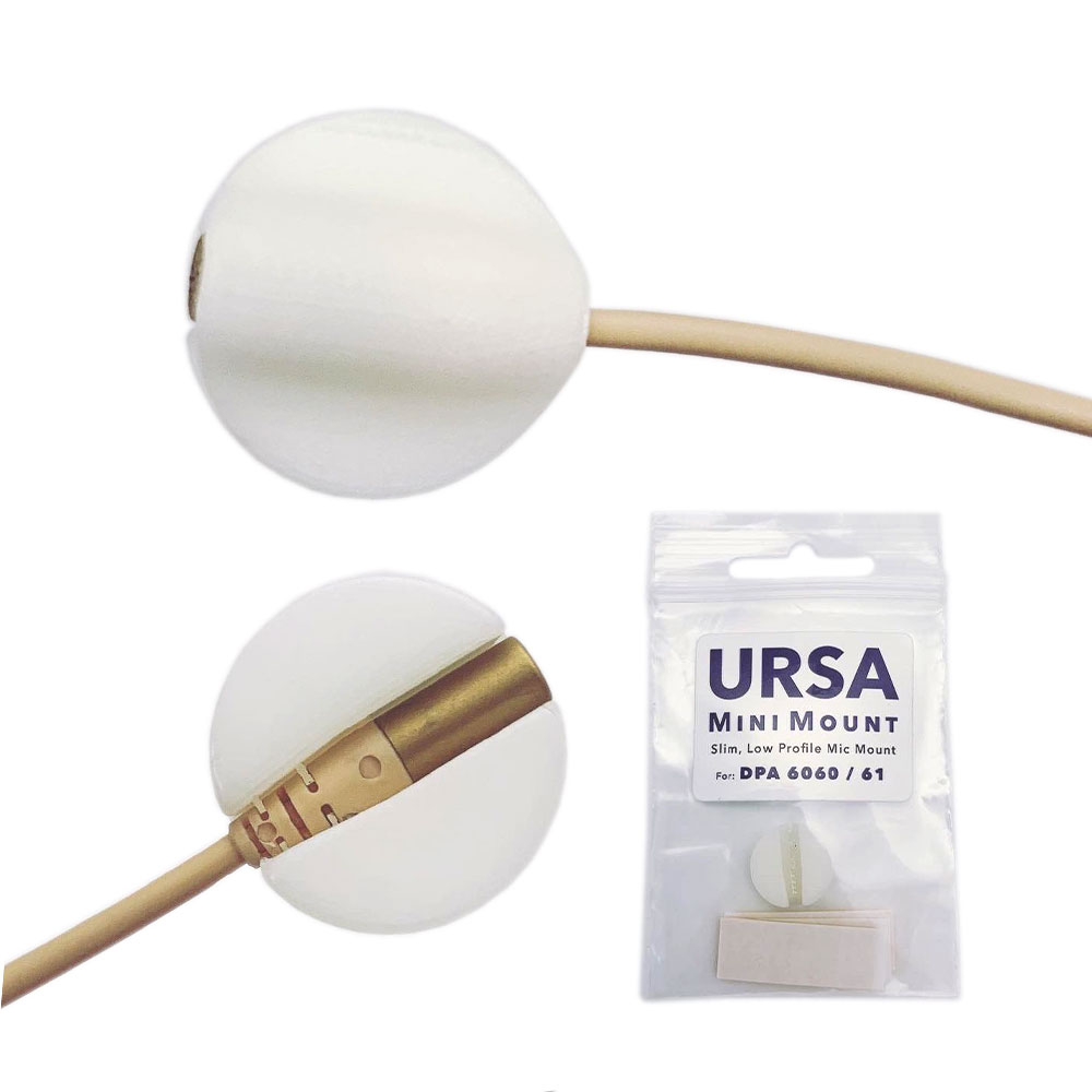 URSA Circular Mini Mounts Low Profile Lavalier Mounting Solution for DPA 6060 / 61-Pinknoise Systems