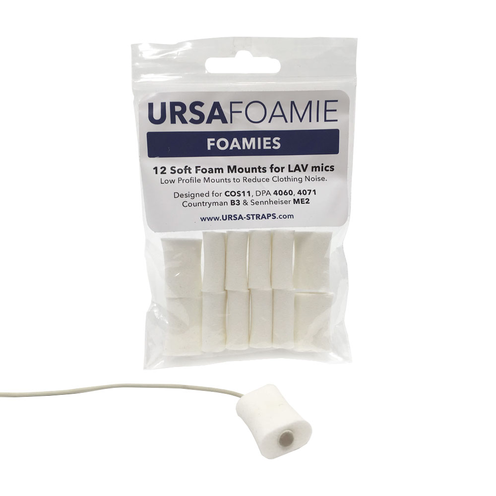 URSA Foamies Soft Foam Mounts for Lavalier Microphones-Pinknoise Systems