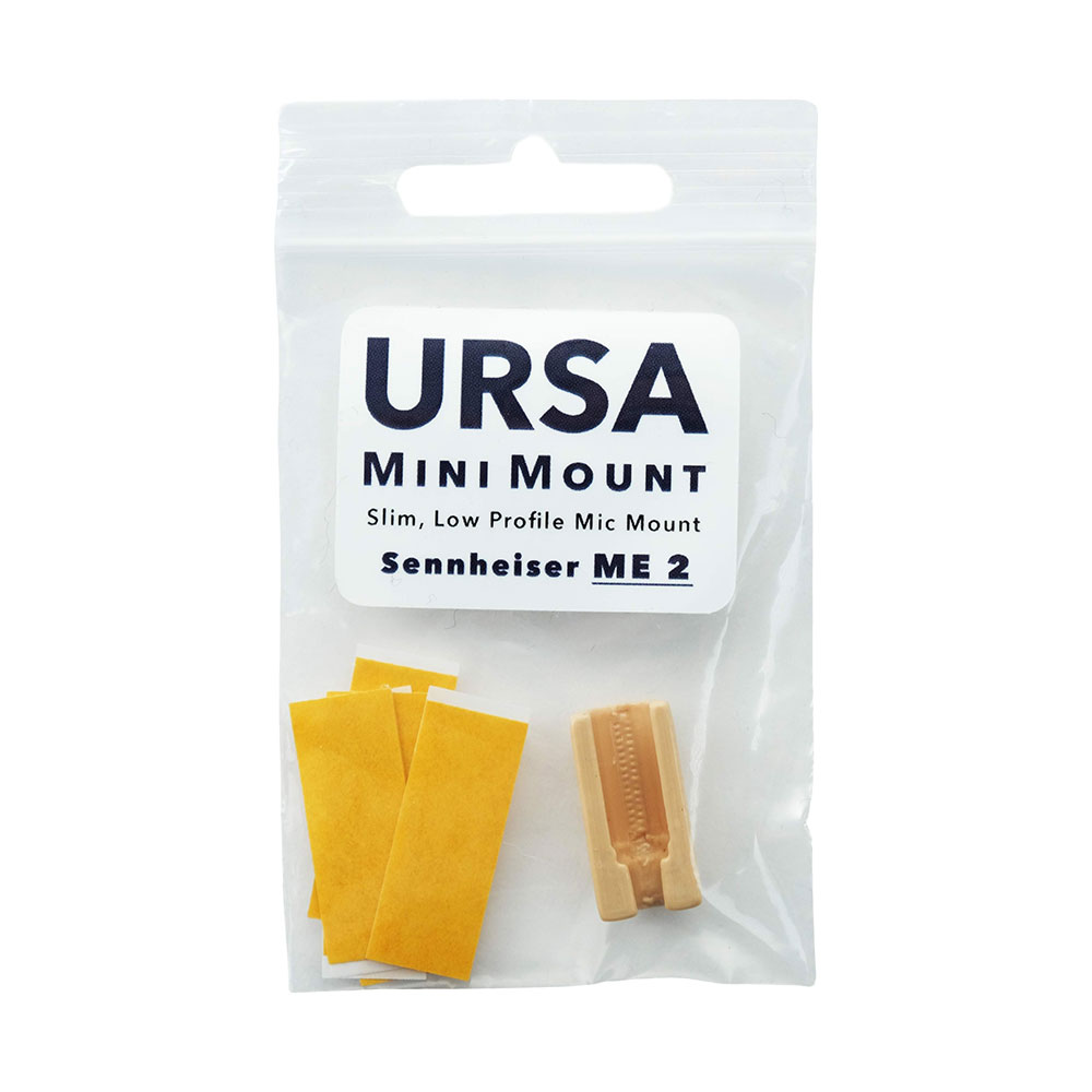 URSA Mini Mount Low Profile Lavalier Mounting Solution for Sennheiser ME2-Pinknoise Systems