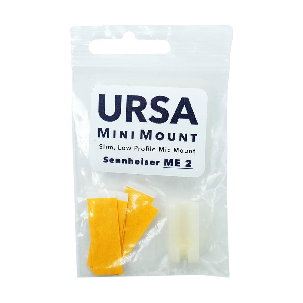 URSA Mini Mount Low Profile Lavalier Mounting Solution for Sennheiser ME2-Pinknoise Systems