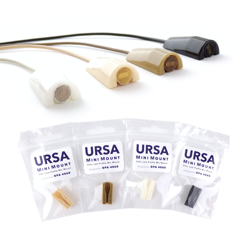 URSA Mini Mount 4060 Low Profile Lavalier Mounting Solution for DPA 4060-Pinknoise Systems