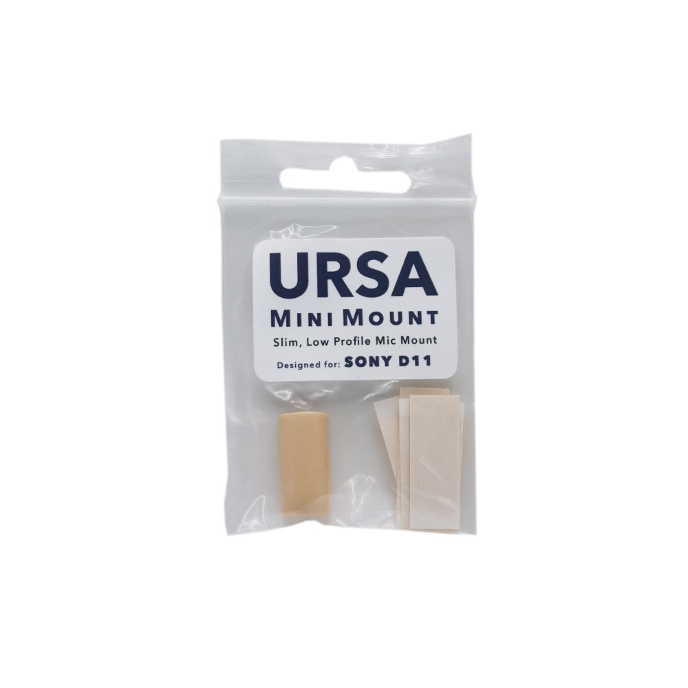 URSA Mini Mount Low Profile Lavalier Mounting Solution for Sony ECM-V1-Pinknoise Systems
