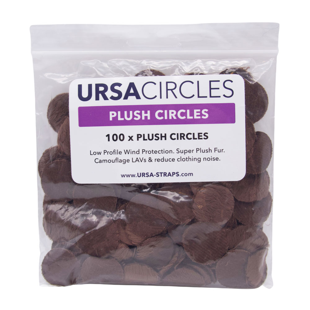 URSA Plush Circles Low Profile Short Furs for Light Wind Protection (Pack of 100)-Pinknoise Systems