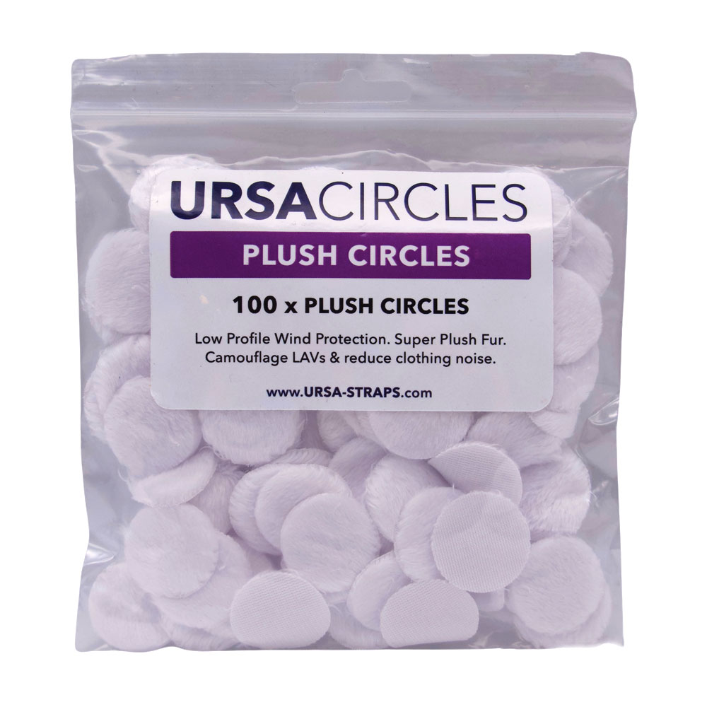 URSA Plush Circles Low Profile Short Furs for Light Wind Protection (Pack of 100)-Pinknoise Systems