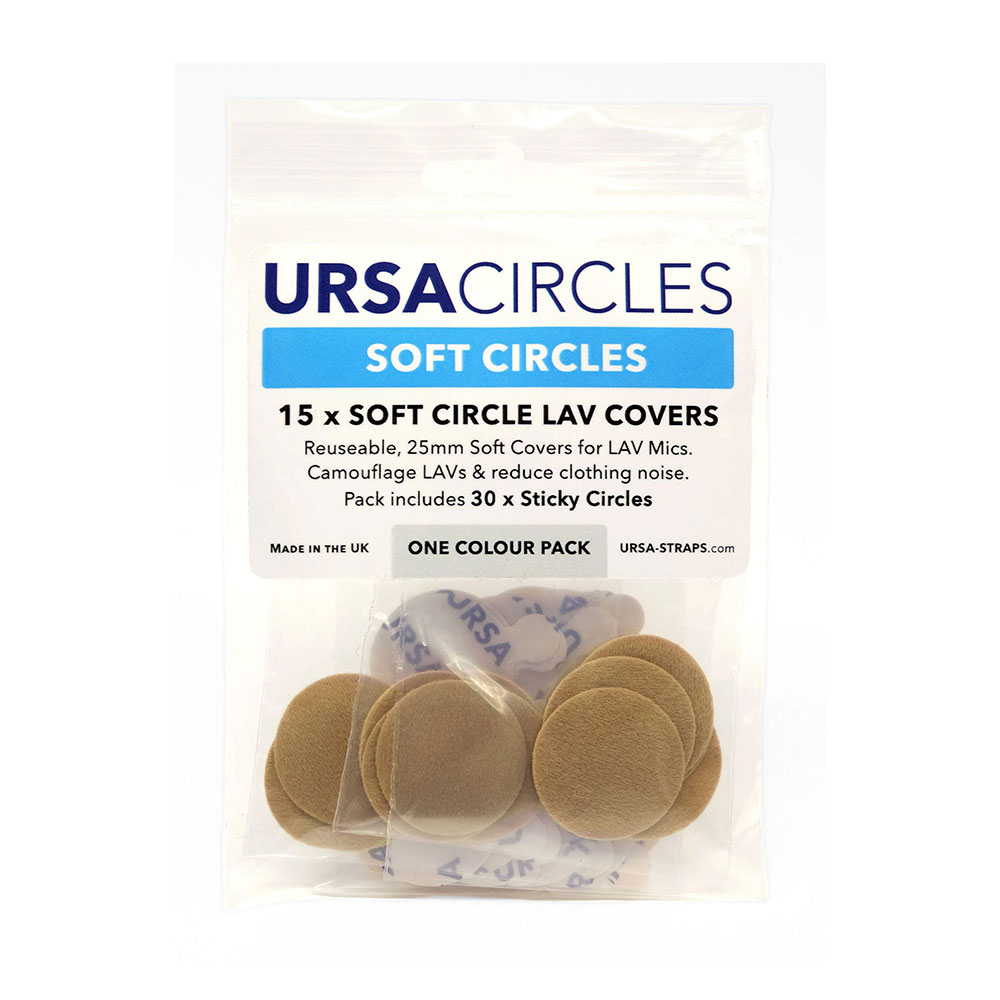 URSA Soft Circles Lavalier Microphone Covers (15 Pack)-Pinknoise Systems