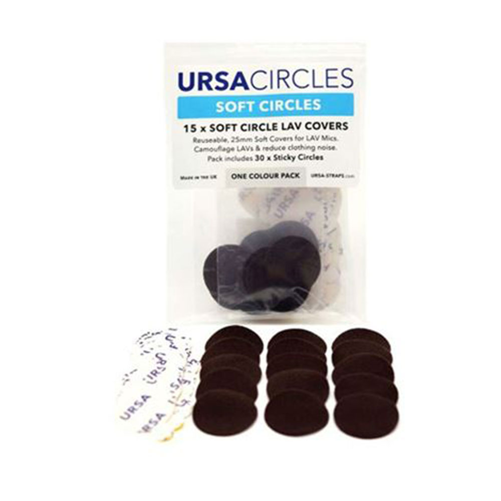 URSA Soft Circles Lavalier Microphone Covers (15 Pack)-Pinknoise Systems