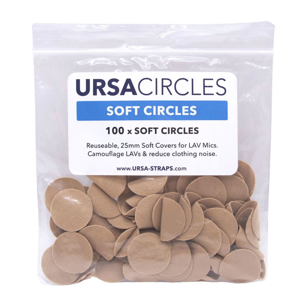 URSA Soft Circles Lavalier Microphone Cover (Pack of 100)-Pinknoise Systems