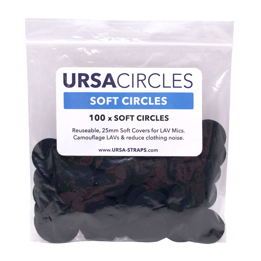URSA Soft Circles Lavalier Microphone Cover (Pack of 100)-Pinknoise Systems