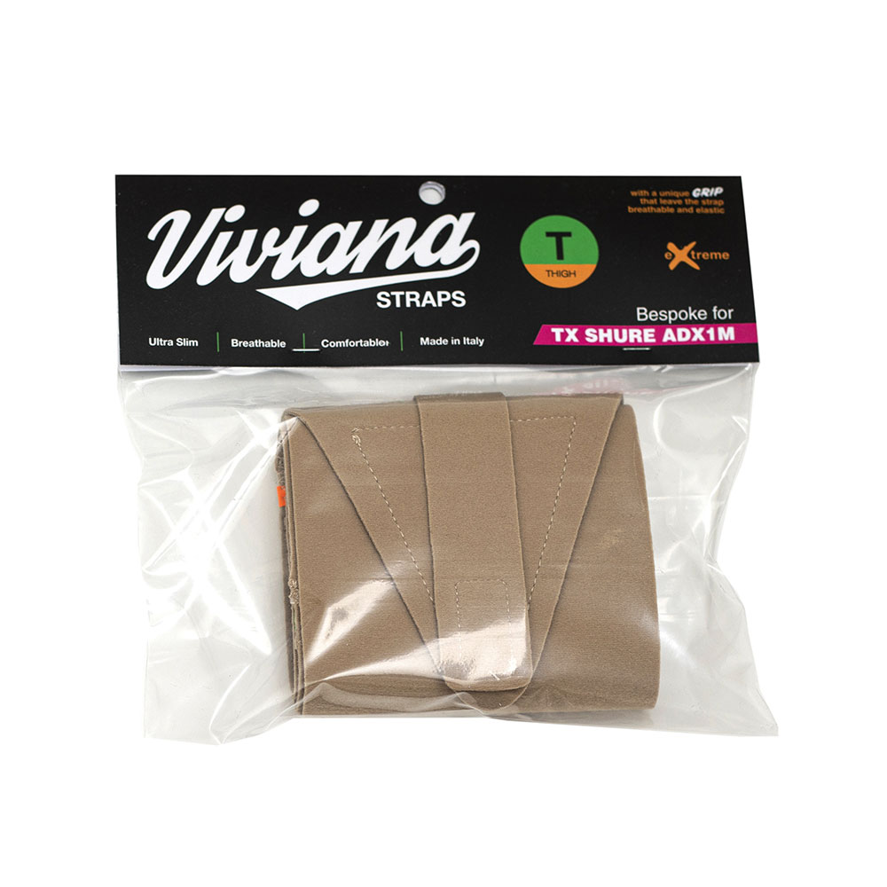 Viviana Extreme Thigh Strap for Shure ADX1M-Pinknoise Systems