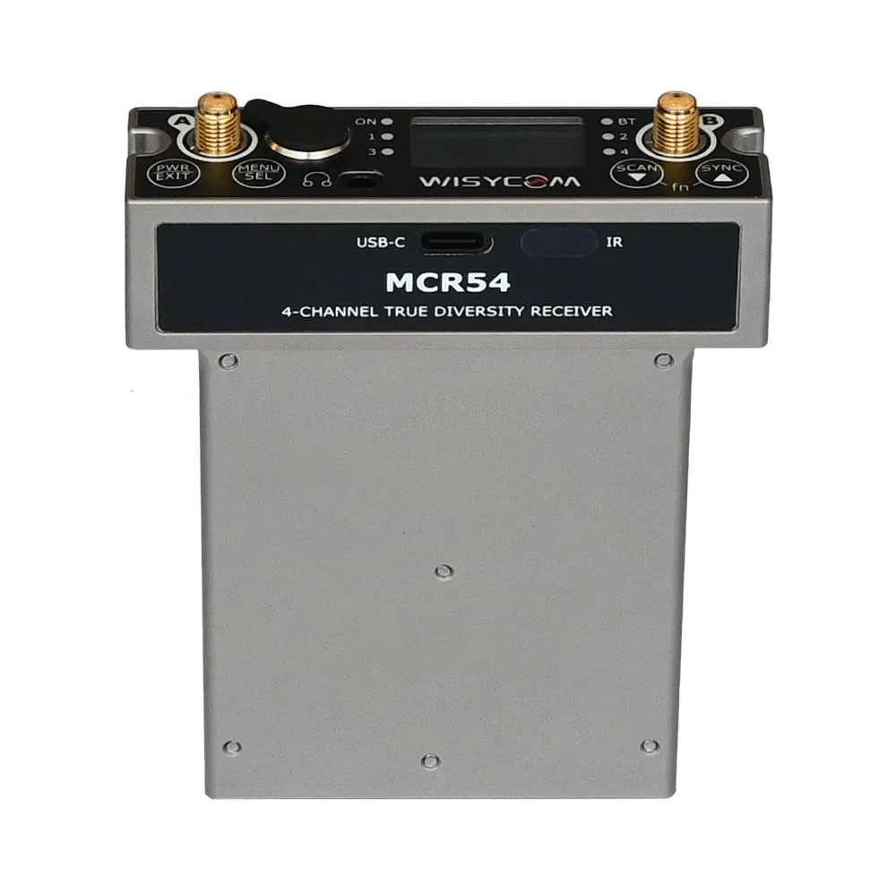 Wisycom MCR54 4-Channel Multiband True Diversity Receiver-Pinknoise Systems